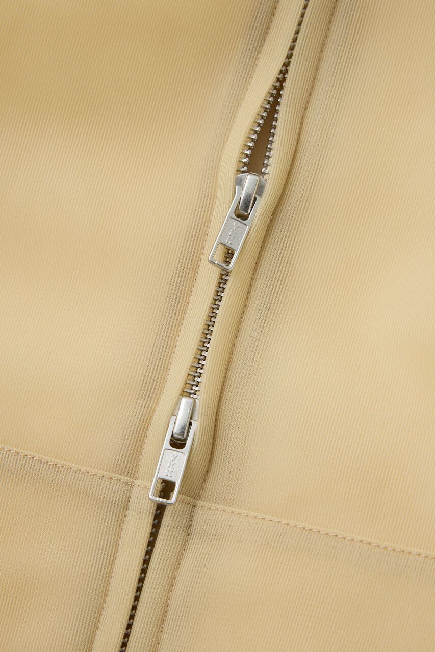 MOUSSY「SHEER CARDBOARD ジップアップフーディ」|パーカー|