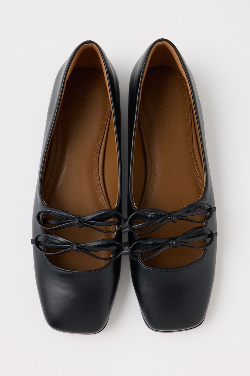 MOUSSY「BOW BALLET パンプス」|パンプス|BLK