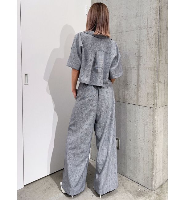 GYDA「ハイウエストタックワイドスラックスパンツ」|その他|