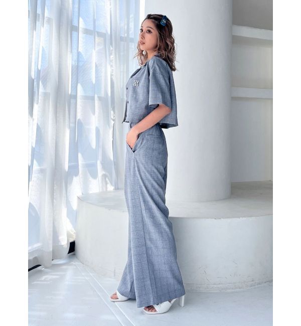 GYDA「ハイウエストタックワイドスラックスパンツ」|その他|