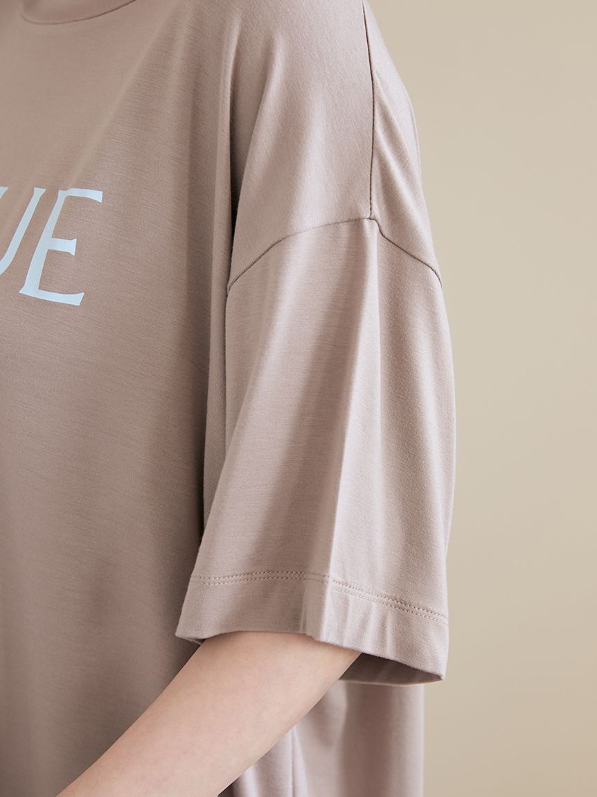 gelato pique「【接触冷感】カラーレーヨンロゴTシャツ」|ルームウェア|