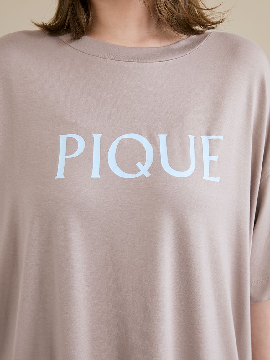 gelato pique「【接触冷感】カラーレーヨンロゴTシャツ」|ルームウェア|