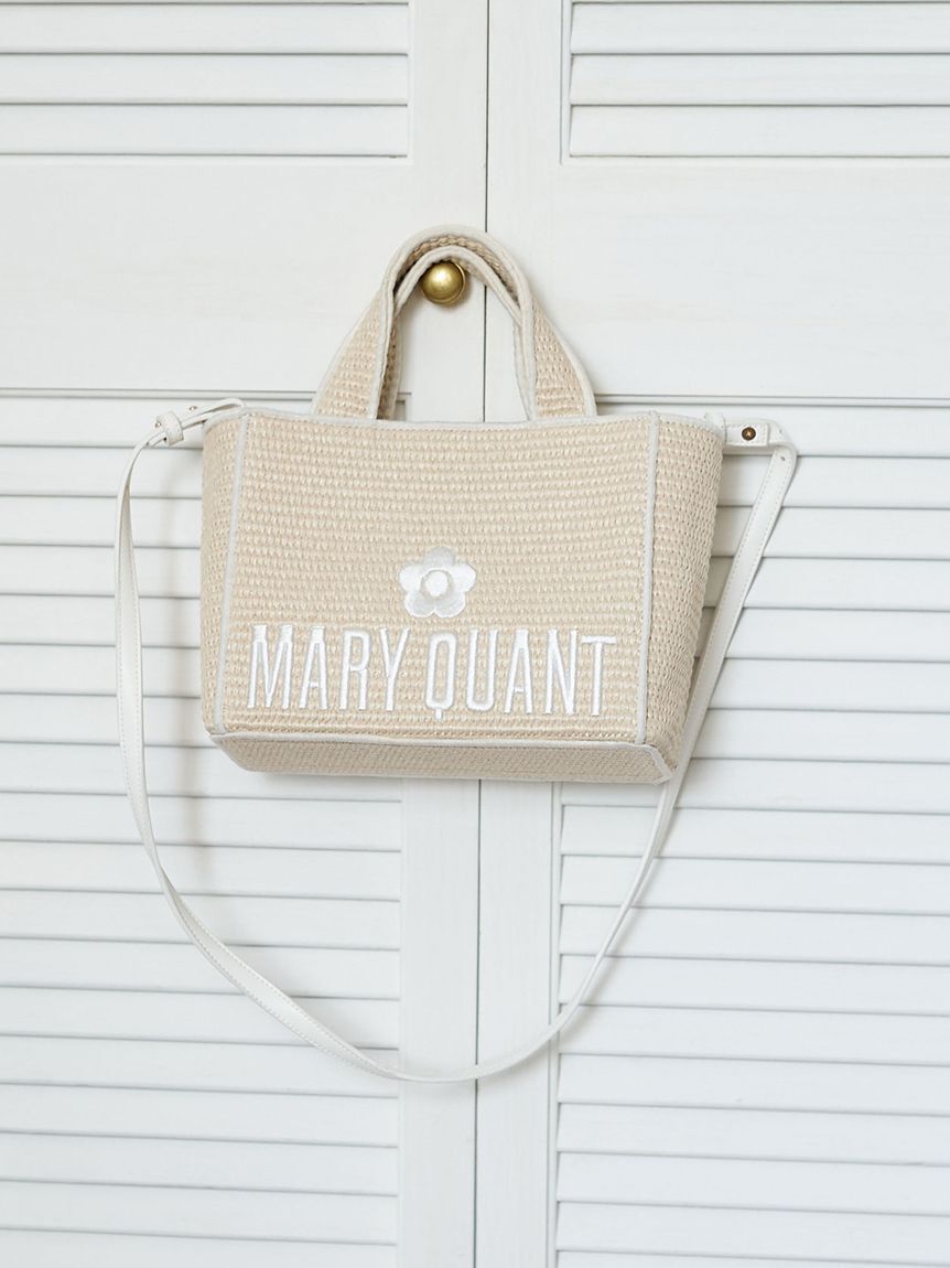 LILY BROWN「【限定カラー】【LILY BROWN&times;MARY QUANT】ジュートロゴトート」|トートバッグ|