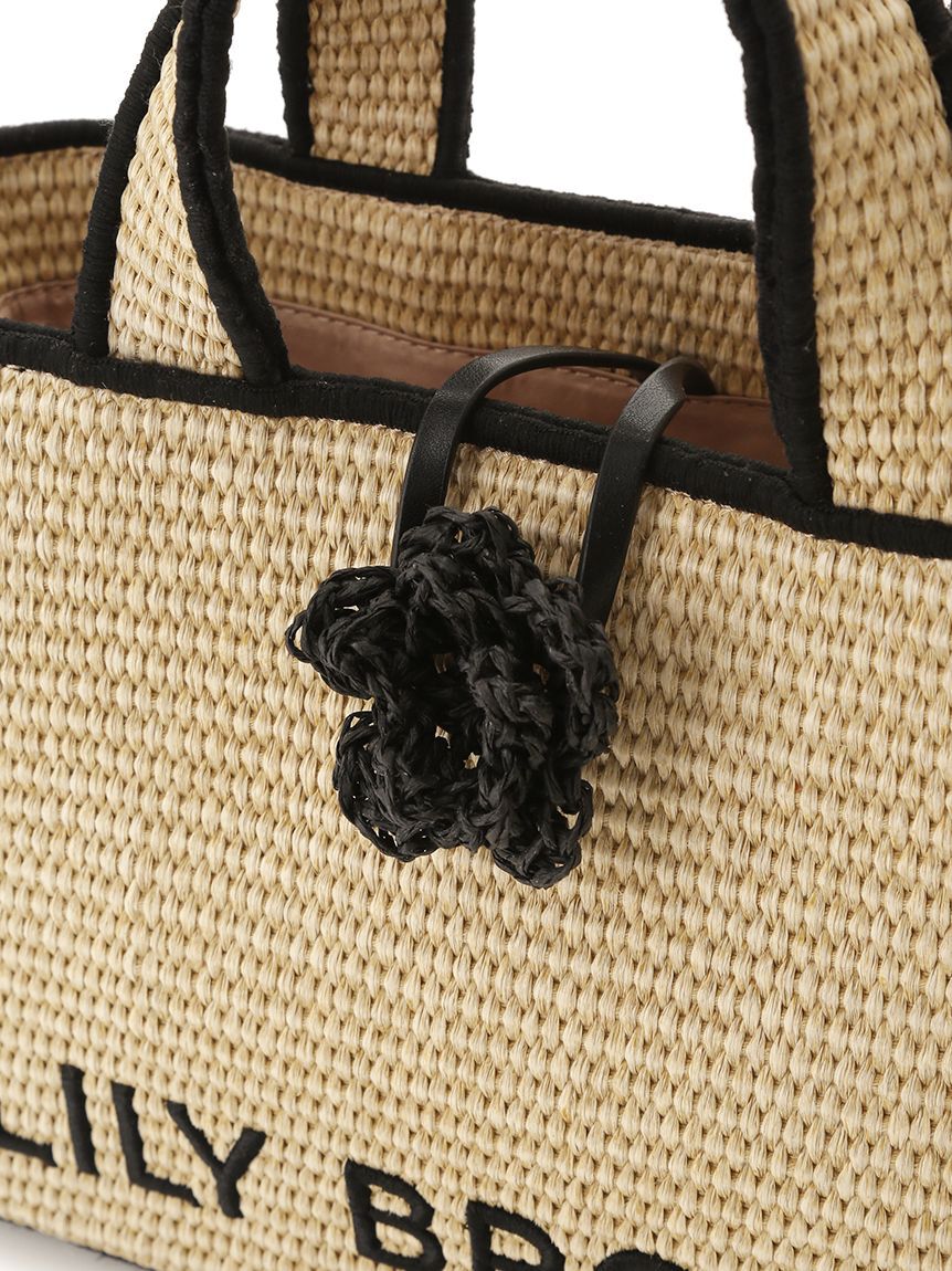 LILY BROWN「【限定カラー】【LILY BROWN&times;MARY QUANT】ジュートロゴトート」|トートバッグ|