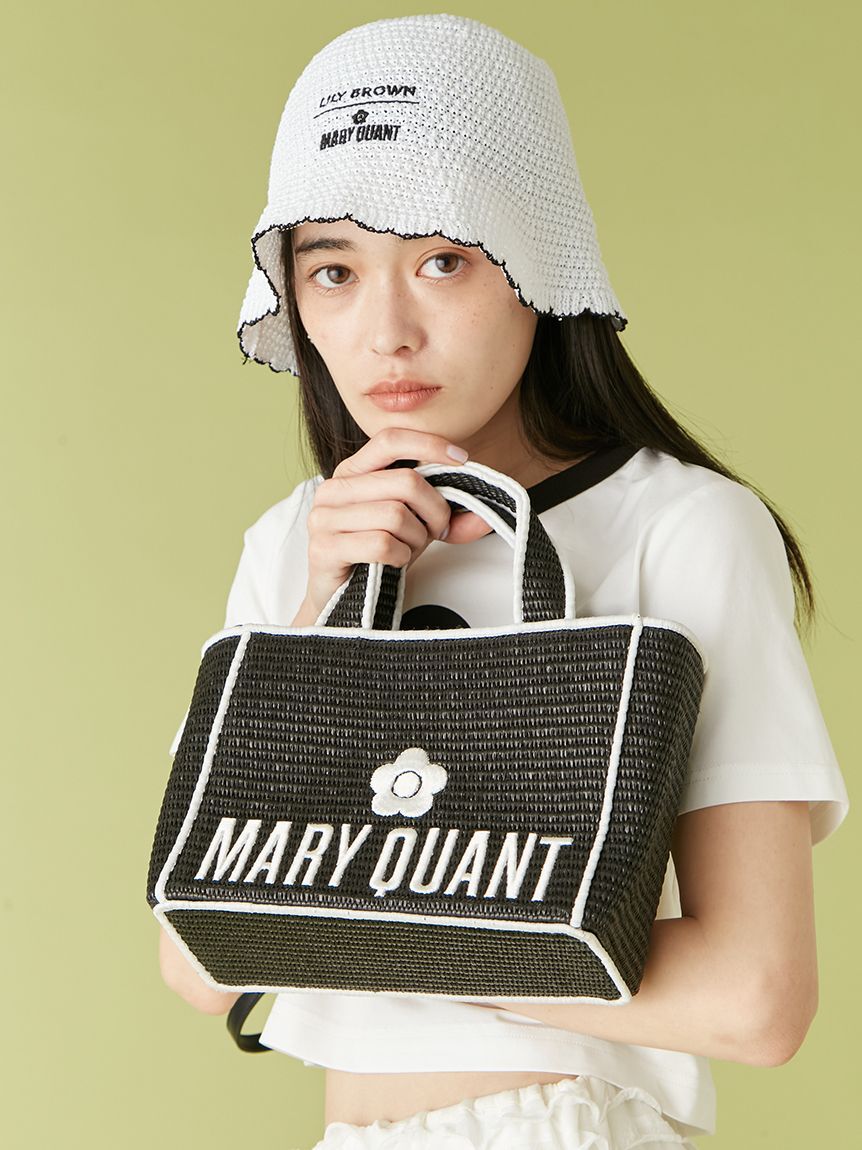 LILY BROWN「【限定カラー】【LILY BROWN&times;MARY QUANT】ジュートロゴトート」|トートバッグ|