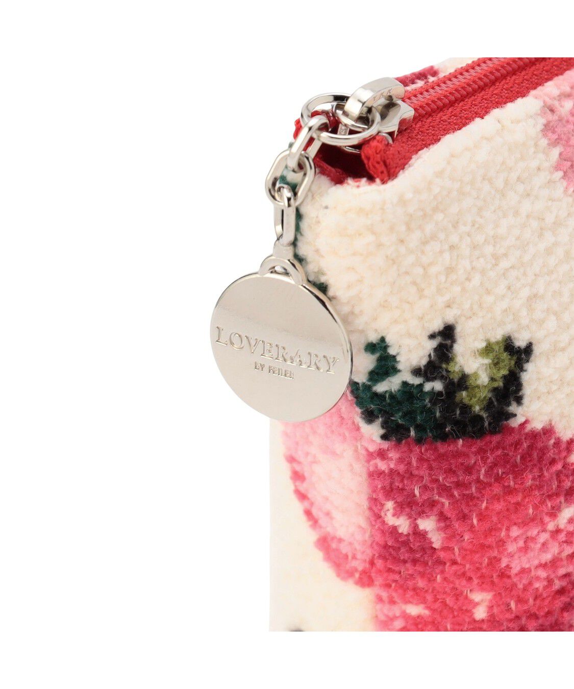 LOVERARY BY FEILER「ストロベリードット　舟型ポーチM　L/STD-260091」|ポーチ|