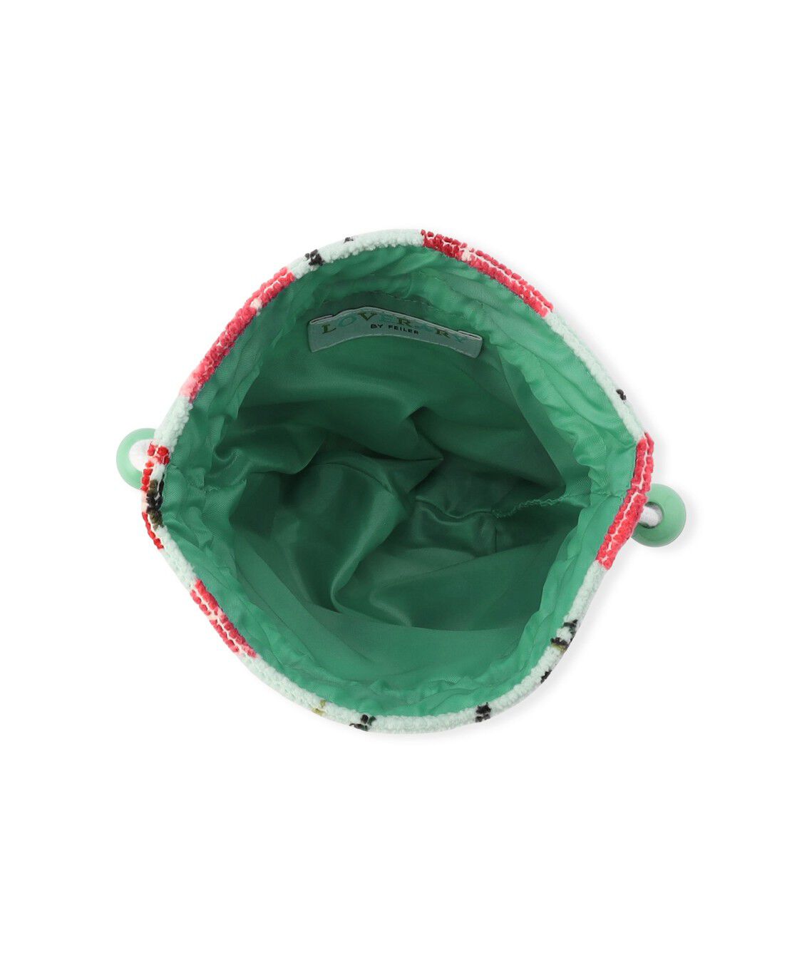 LOVERARY BY FEILER「ストロベリードット　巾着　L/STD-260092」|ポーチ|