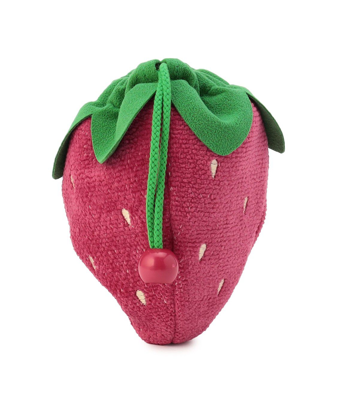 LOVERARY BY FEILER「ストロベリードット　イチゴ型巾着　L/STD-260094」|ポーチ|