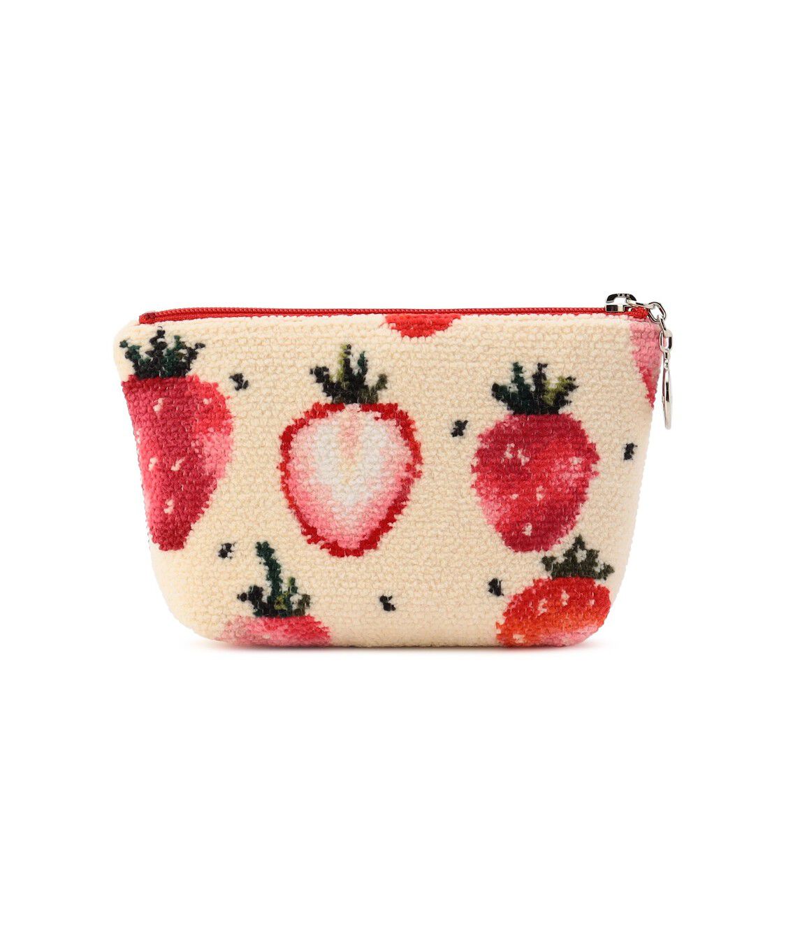 LOVERARY BY FEILER「ストロベリードット　舟型ポーチS　L/STD-260088」|ポーチ|