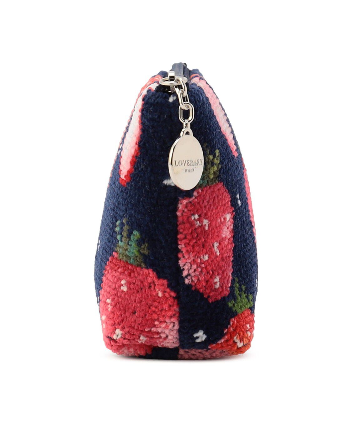 LOVERARY BY FEILER「ストロベリードット　舟型ポーチS　L/STD-260088」|ポーチ|