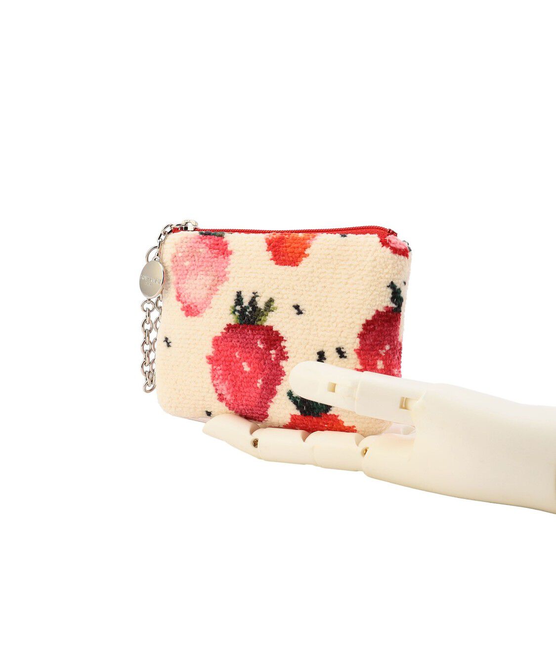 LOVERARY BY FEILER「ストロベリードット　キー＆カードポーチ　L/STD-260089」|キーケース|