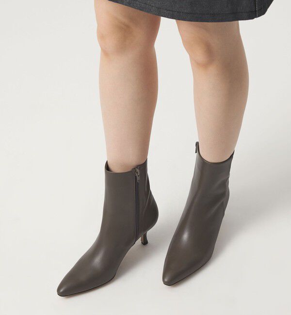 ODETTE E ODILE「ソフトポインテッドプレーン ショートブーツ60&darr;&uarr;」|ショートブーツ|