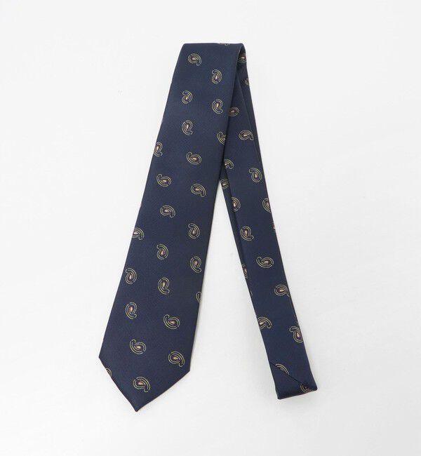 UNITED ARROWS green label relaxing「GLR ポリエステル ウォッシャブル ペイズリー ネクタイ」|ネクタイ・蝶ネクタイ|NAVY