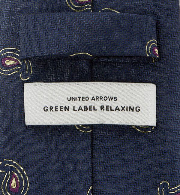 UNITED ARROWS green label relaxing「GLR ポリエステル ウォッシャブル ペイズリー ネクタイ」|ネクタイ・蝶ネクタイ|