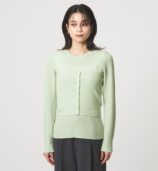 UNITED ARROWS green label relaxing「リブ ニット ビスチェ ウォッシャブル」|ベスト・ジレ|