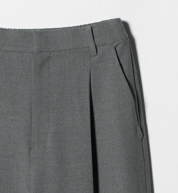 BEAUTY&YOUTH UNITED ARROWS「タックテーパードパンツ ウォッシャブル」|スラックス|