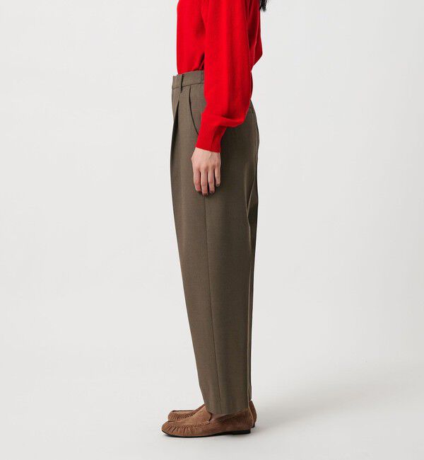 BEAUTY&YOUTH UNITED ARROWS「タックテーパードパンツ ウォッシャブル」|スラックス|