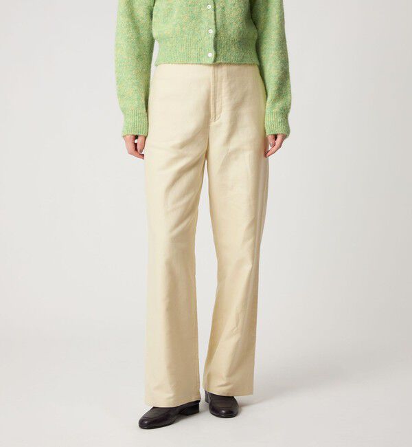 STEVEN ALAN「＜Steven Alan＞コットン モールスキン パンツ」|チノ|OFF WHITE