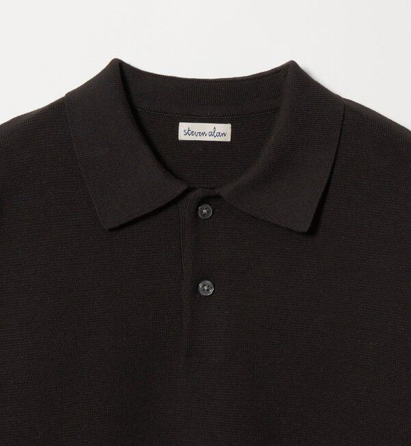 STEVEN ALAN「＜Steven Alan＞ T/C ミラノリブ ポロカラー ニット」|ニット・セーター|