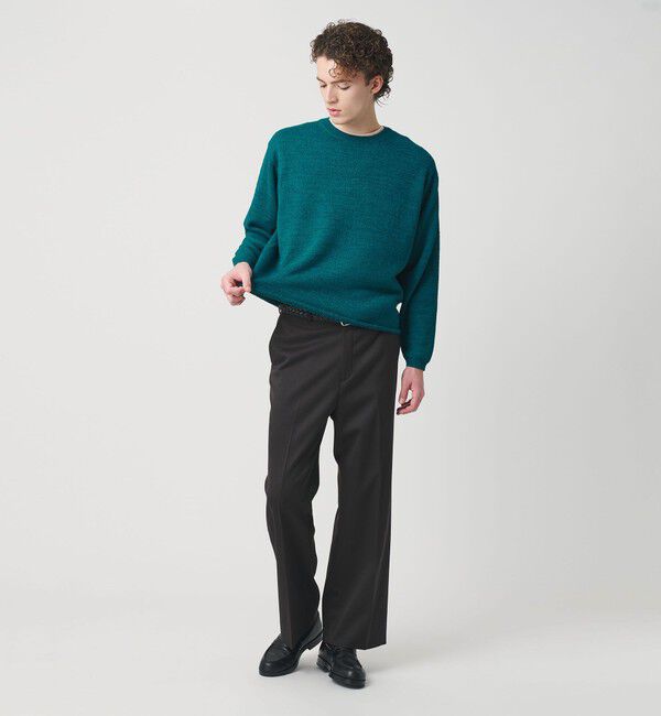 BEAUTY&YOUTH UNITED ARROWS「WJQ カットオフ クルーネック ニット ウォッシャブル」|ニット・セーター|