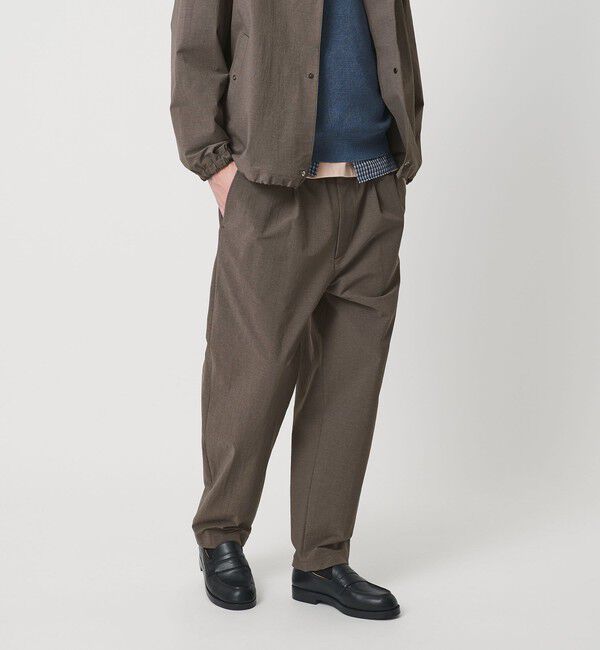 BEAUTY&YOUTH UNITED ARROWS「360&deg;MASTER 2.0 バルーン イージーパンツ NO.9 セットアップ対応 ストレッチ 撥水 ウォッシャブル」|チノ|