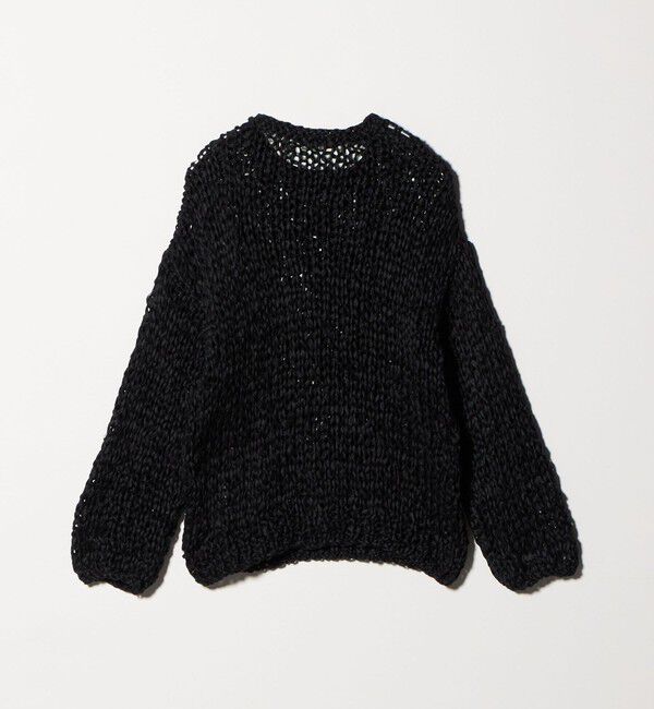 BEAUTY&YOUTH UNITED ARROWS「テープヤーン ローゲージ ニットプルオーバー」|ニット・セーター|