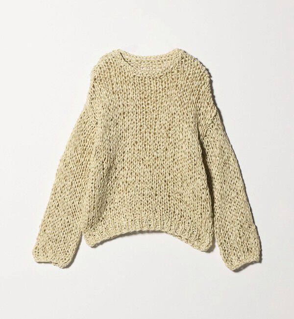 BEAUTY&YOUTH UNITED ARROWS「テープヤーン ローゲージ ニットプルオーバー」|ニット・セーター|