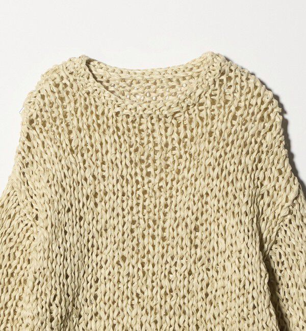 BEAUTY&YOUTH UNITED ARROWS「テープヤーン ローゲージ ニットプルオーバー」|ニット・セーター|