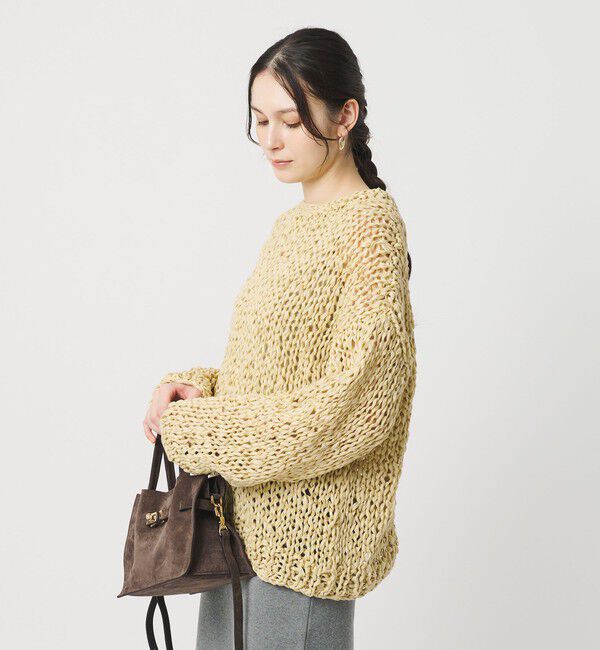 BEAUTY&YOUTH UNITED ARROWS「テープヤーン ローゲージ ニットプルオーバー」|ニット・セーター|