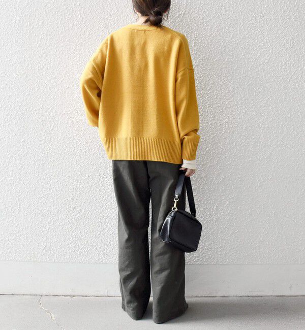 SHIPS any「SHIPS any:〈手洗い可能〉AQUA カシミヤ ミックス Vネック カーディガン」|カーディガン|