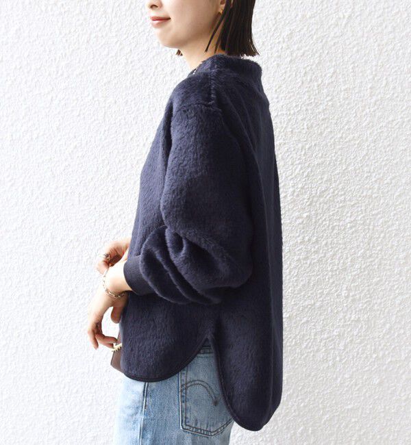 SHIPS for women「【WEB限定】〈手洗い可能〉バルフィー ロング シャギー ボトルネック プルオーバー」|ニット・セーター|