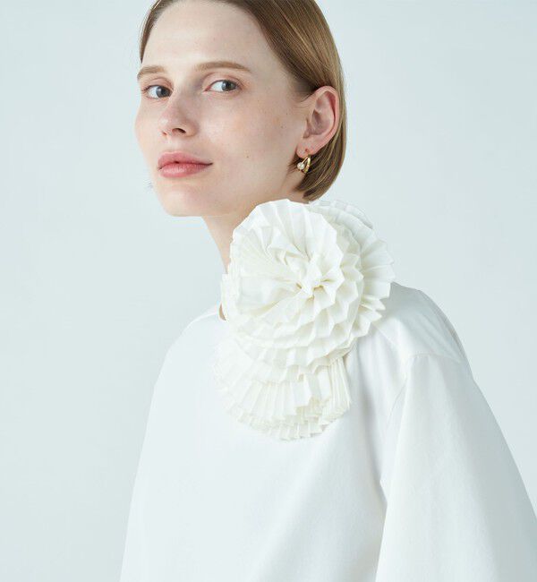 Ballsey「ポリエステルタイプライター ボリュームブラウス」|シャツ・ブラウス|