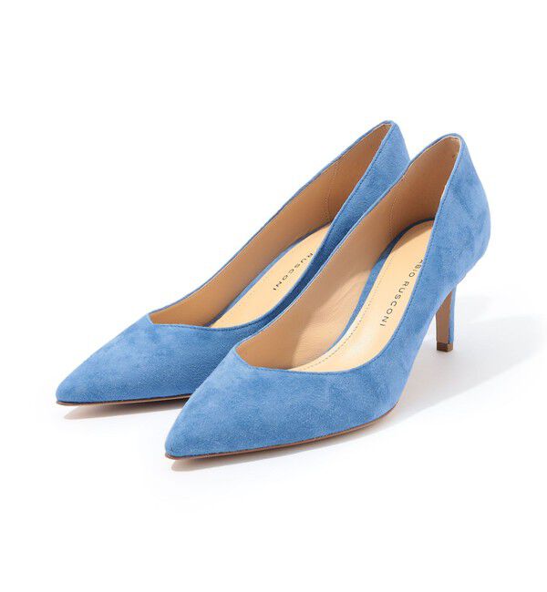 TOMORROWLAND GOODS「FABIO RUSCONI スエードパンプス」|パンプス|65 ブルー