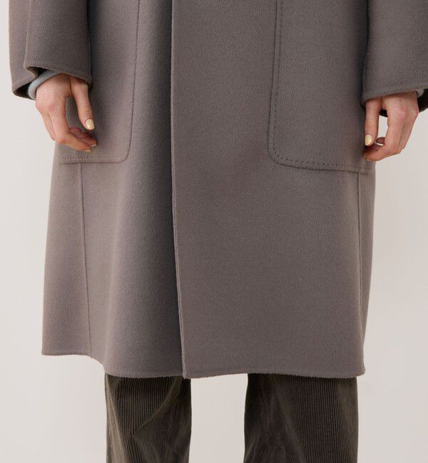 GALERIE VIE「ダブルフェイス ドルマンスリーブフーデッドコート」|その他|