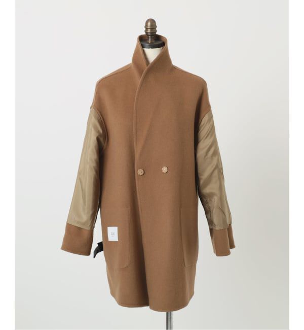 WEB限定/追加》SUPER140 ダブルフェイスベルテッドコート（SLOBE IENA