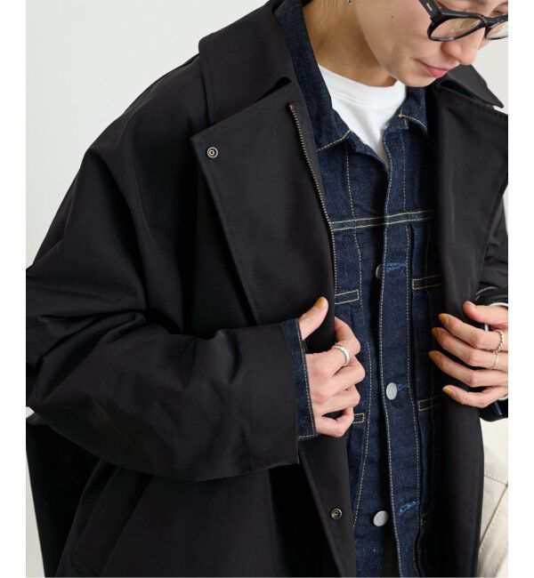 FRAMeWORK「≪追加≫撥水ポンチョトレンチコート 2」|ポンチョ・ケープ|