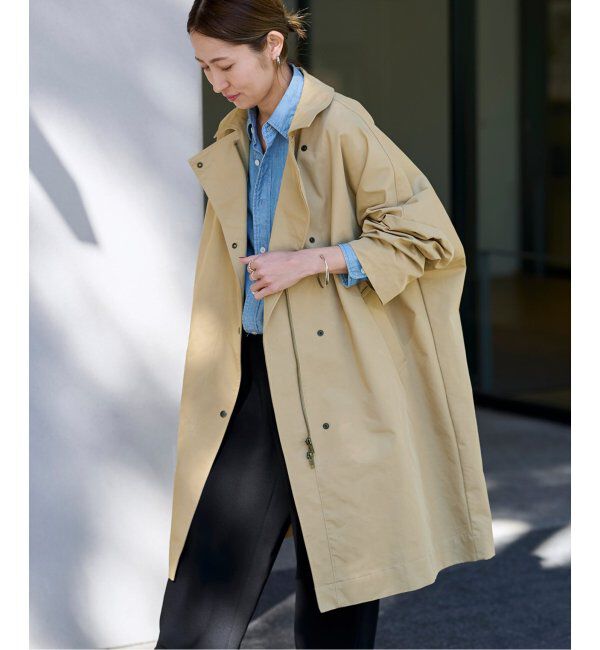 FRAMeWORK「≪追加≫撥水ポンチョトレンチコート 2」|ポンチョ・ケープ|