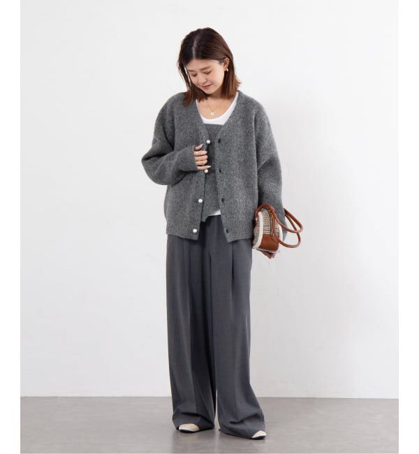 U by SPICK&SPAN「ウールロングニットカーデ」|ニット・セーター|