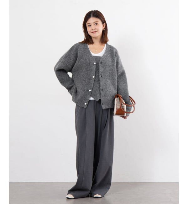 U by SPICK&SPAN「ウールロングニットカーデ」|ニット・セーター|