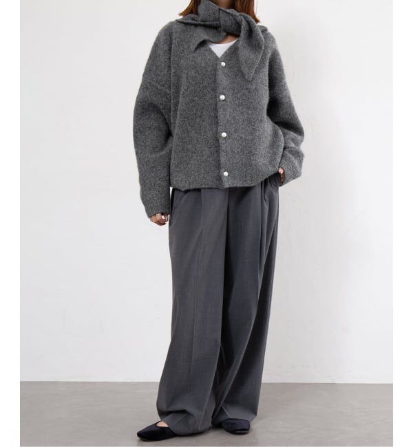 U by SPICK&SPAN「ウールロングニットカーデ」|ニット・セーター|