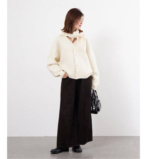 U by SPICK&SPAN「ウールロングニットカーデ」|ニット・セーター|