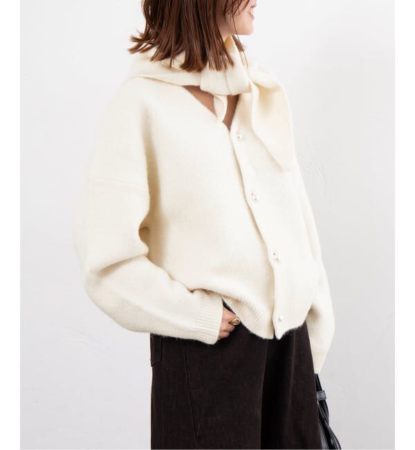 U by SPICK&SPAN「ウールロングニットカーデ」|ニット・セーター|