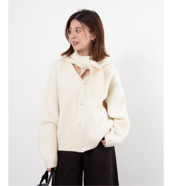 U by SPICK&SPAN「ウールロングニットカーデ」|ニット・セーター|