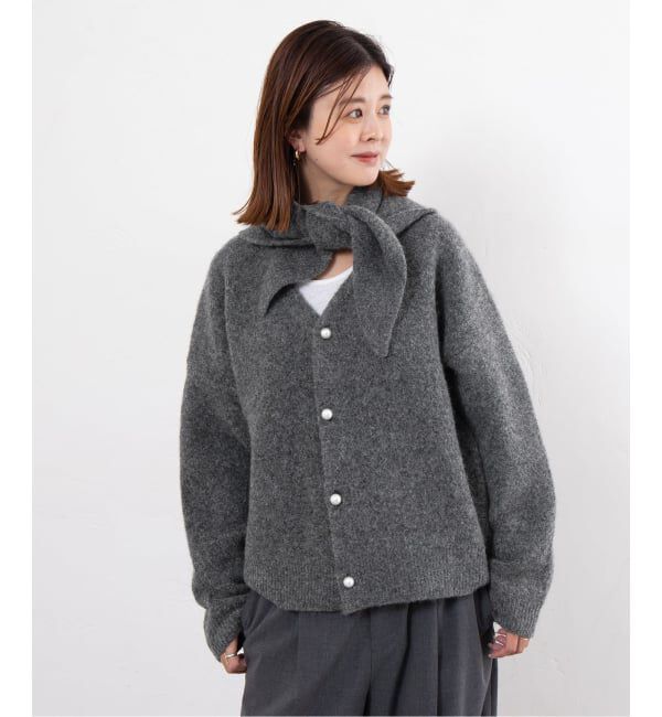 U by SPICK&SPAN「ウールロングニットカーデ」|ニット・セーター|