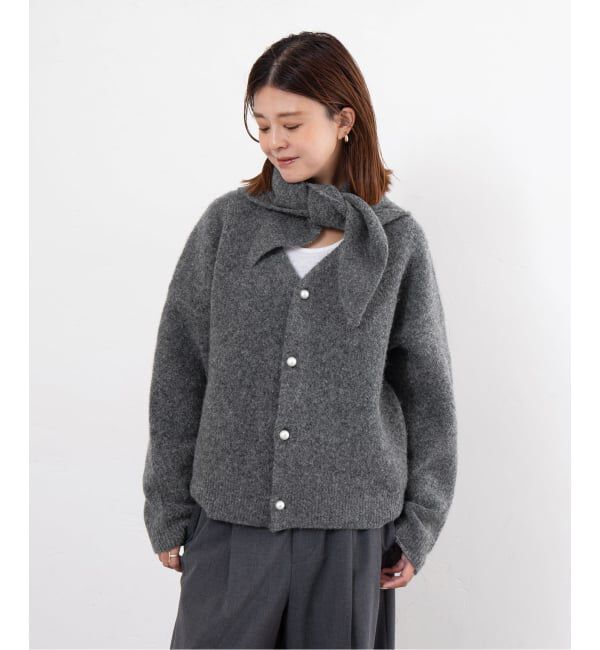 U by SPICK&SPAN「ウールロングニットカーデ」|ニット・セーター|