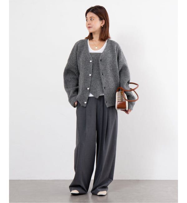 U by SPICK&SPAN「ウールロングニットカーデ」|ニット・セーター|