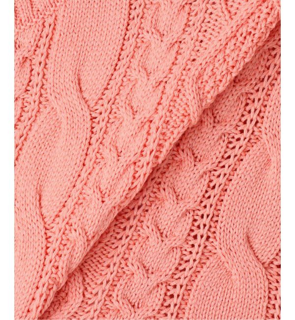 NOBLE「2way地柄 レースアッププルオーバー」|ニット・セーター|