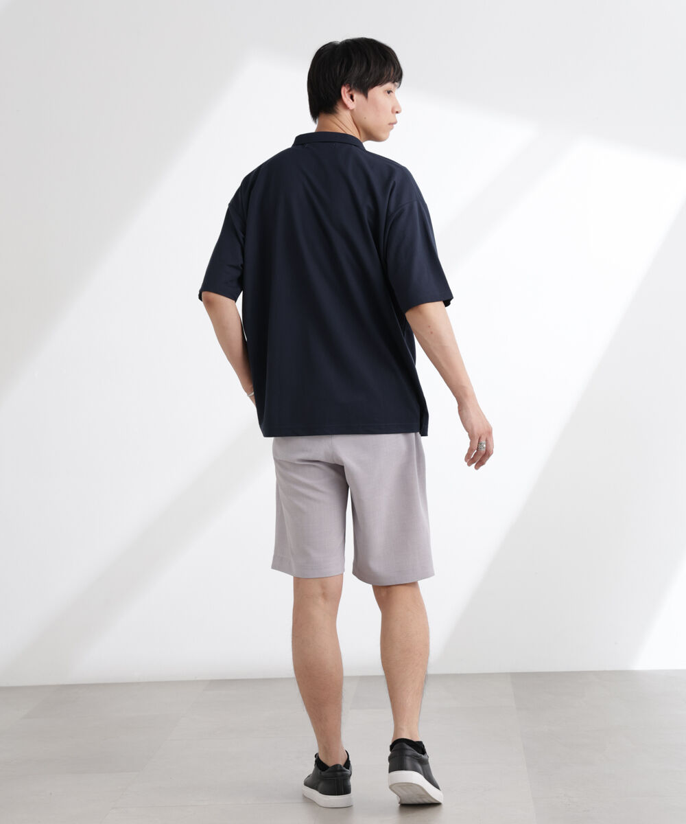 nano･universe「レーヨンナイロンポンチスキッパーシャツ 半袖」|Tシャツ・カットソー|