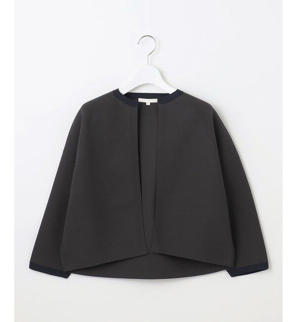 自由区「【洗える】ポリエステルホールガーメントボレロ ニット」|カーディガン|