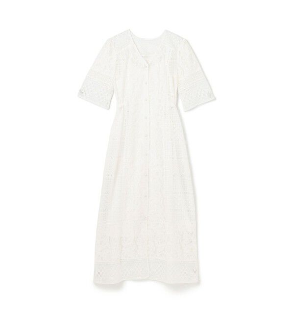 GRACE CONTINENTAL「コンビレースVネックワンピース」|ワンピース|